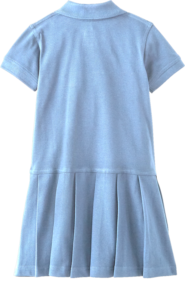 Pleated Piqué Polo Dress Online - Image 2
