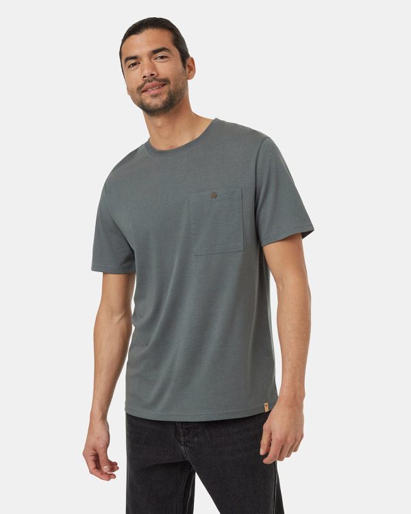 TreeBlend Button Pocket T-Shirt Cheap