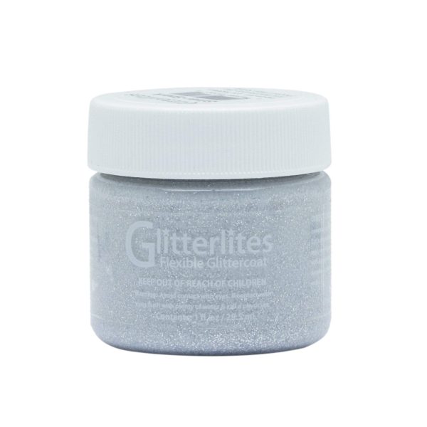 Angelus Glitterlites Paint - Silver Spark Supply