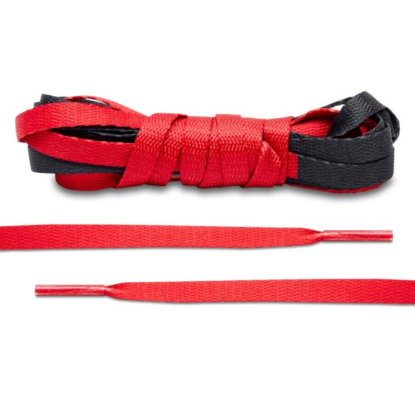 Red Black Union Jordan 1 Replacement Shoelaces For Cheap