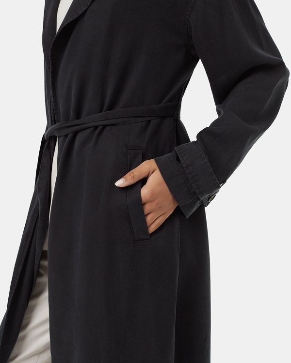 Tencel Trench For Sale - Image 4