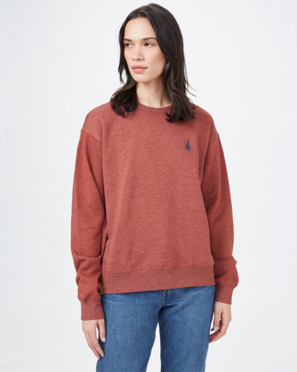 TreeFleece Golden Spruce Crew Hot on Sale - Image 2